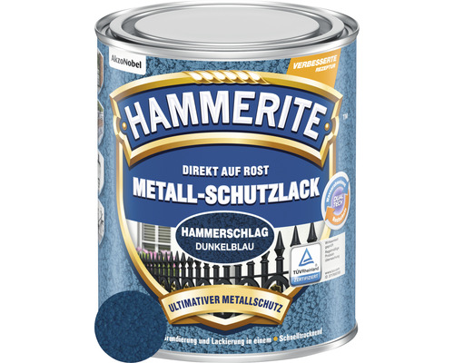 HAMMERITE Hammerschlaglack Effektlack Dunkelblau 750 ml