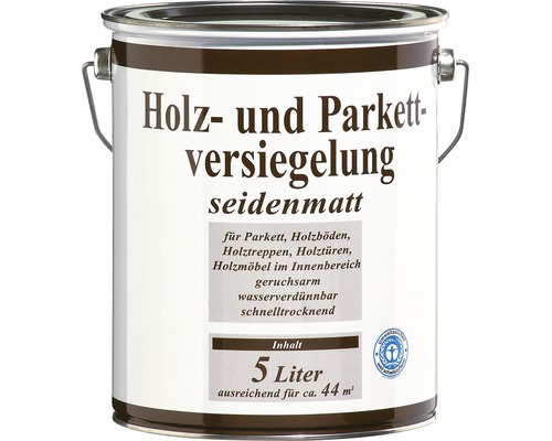 Holz- und Parkettversiegelung seidenmatt 5 l