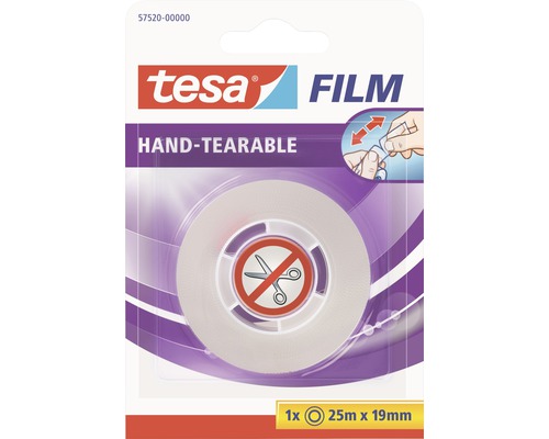 tesafilm von Hand einreißbar 25m x 19mm