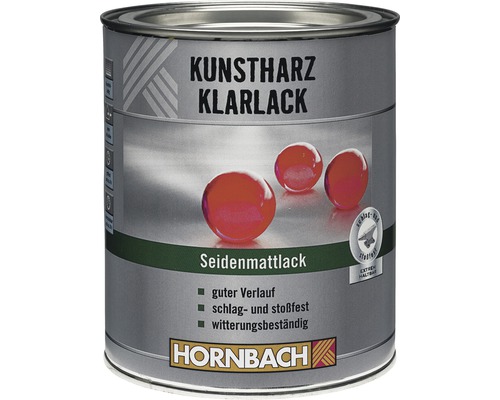 HORNBACH Kunstharz Klarlack seidenmatt 750 ml