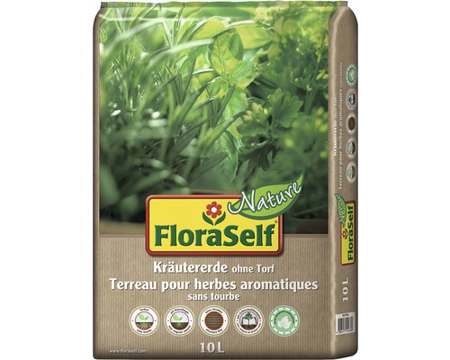 Kräutererde FloraSelf Nature torffrei 10 L