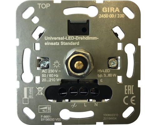 Gira 245000 Universal LED Drehdimmer Standard