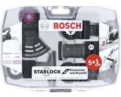 Bosch Starlock Elektriker & Trockenbau-Set 6-tlg.