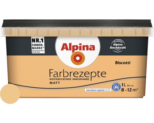 Alpina Wandfarbe Farbrezepte Biscotti 1 l