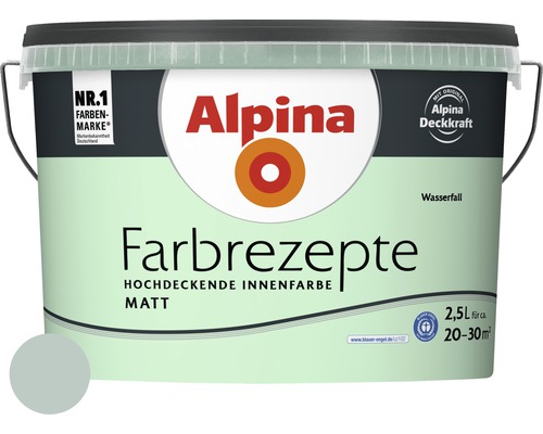 Alpina Wandfarbe Farbrezepte Wasserfall 2,5 l