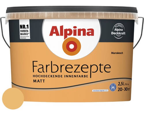 Alpina Wandfarbe Farbrezepte Marrakesch 2,5 l