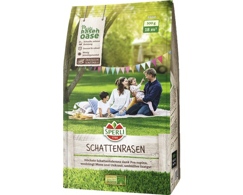 Schattenrasen Sperli Mantelsaat 0,5 kg 18 m²