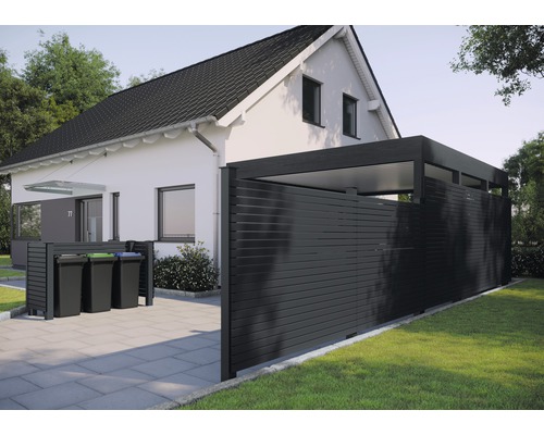 Einzelprofil Osmo Alu-Cladding Rhombus 6,8 x 200 x 1,9 cm anthrazit