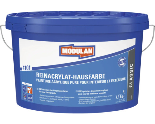 MODULAN 4101 Reinacrylat-Hausfarbe weiß 5 l