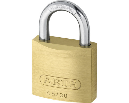 Vorhängeschloss Abus 45/30 Messing Lock-Tag 30 mm