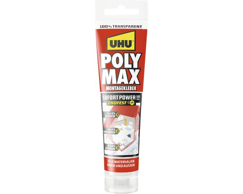 UHU POLY MAX Sofort Power Montagekleber 115 g