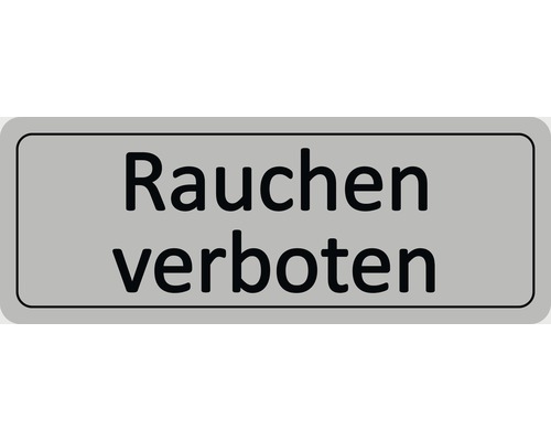 Türschild "Rauchen verboten" 120x45 mm