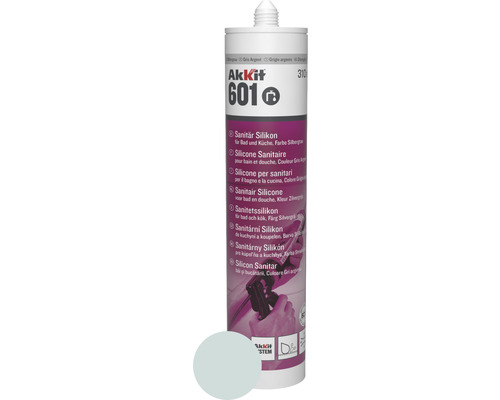 Akkit 601 Sanitär Silikon silbergrau 310 ml