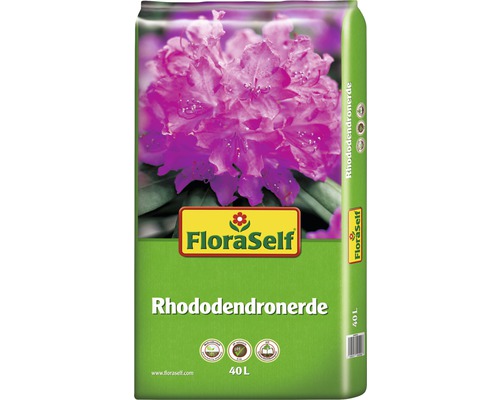 Rhododendronerde Hortensienerde FloraSelf 40 L auch für Azaleen, Erika und andere Moorbeetpflanzen