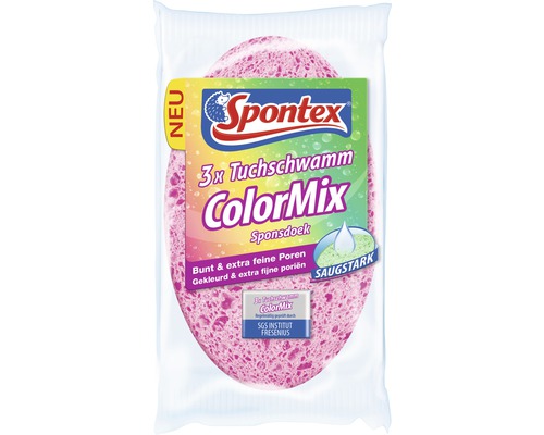 Spontex Tuchschwamm ColorMix 3 Stück