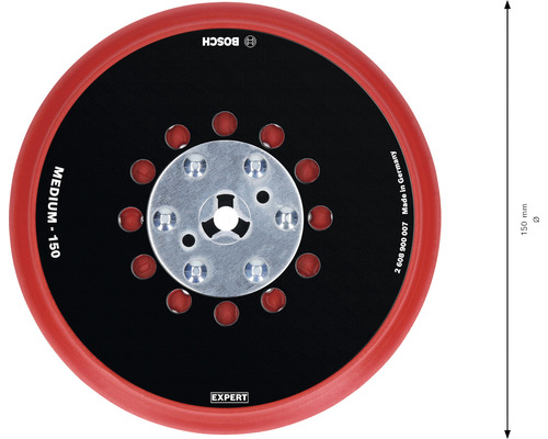 Schleifblatt Multiloch-Pad mittel Bosch, Ø 150 mm