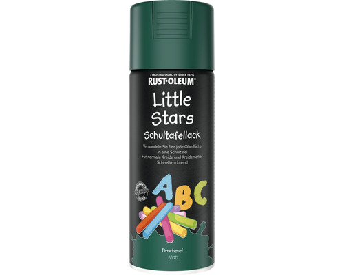 Little Stars Schultafellack Sprühlack Drachenei dunkelgrün 400 ml