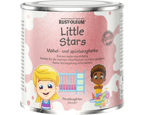 Little Stars Möbelfarbe und Spielzeugfarbe Metallic Paradiesgärten pink 250 ml