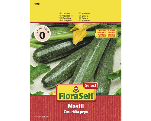 Zucchini 'Mastil' FloraSelf F1 Hybride Gemüsesamen