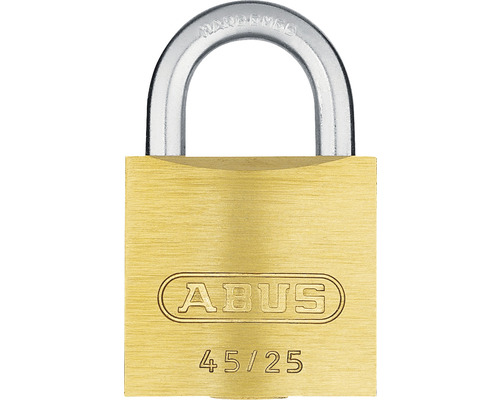 Vorhängeschloss Abus 45/25 Messing Lock-Tag 25 mm