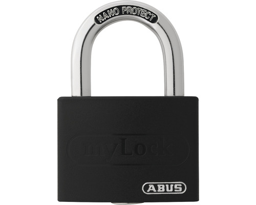 Vorhängeschloss Abus T65AL/40 schwarz Lock-Tag 40 mm