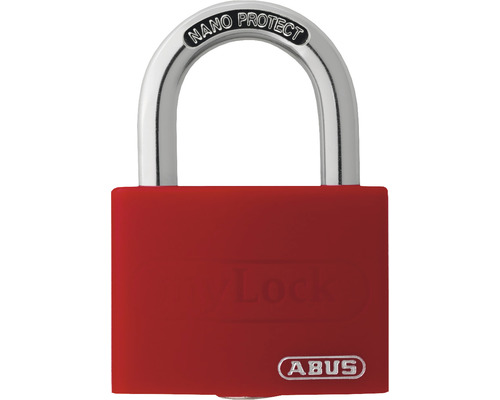 Vorhängeschloss Abus T65AL/40 rot Lock-Tag 40 mm