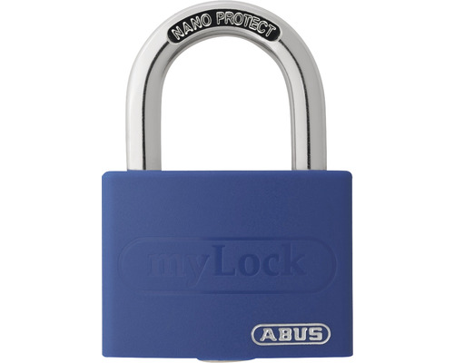 Vorhängeschloss Abus T65AL/40 blau Lock-Tag 40 mm