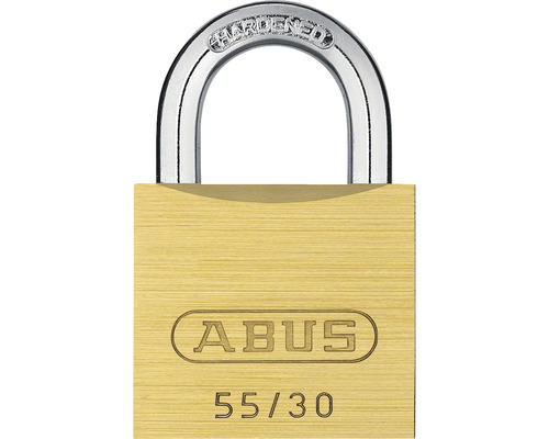 Vorhängeschloss Abus 55/30 Messing 30 mm gleichschließend