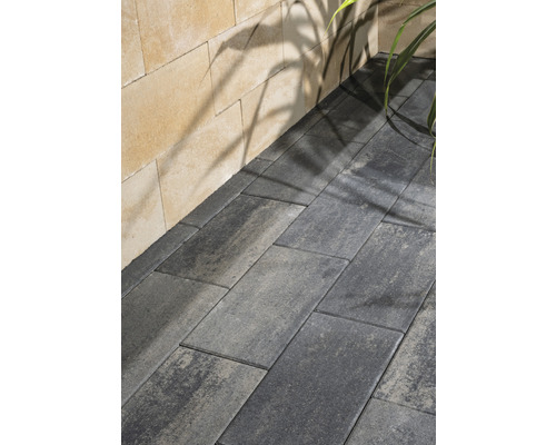 Beton Terrassenplatte Crescendo Trend grau-anthrazit-melange 50 x 25 x 5 cm