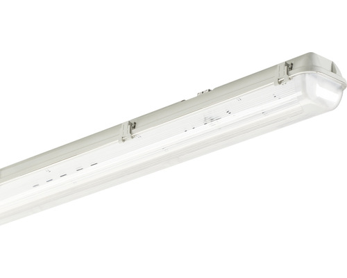 Profi Wannenleuchte SylProof ToLED IP65 G23 2x 19,5W 3300 lm 6500 K tageslichtweiß L 1200 mm weiß