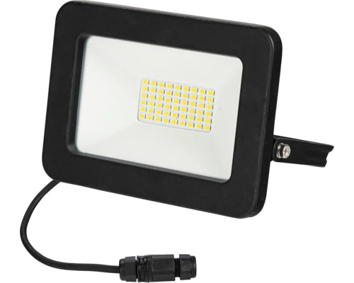 LED Wandstrahler IP65 20W 3300 lm 4000 K neutralweiß Zuleitung 3G1.0mm² H05RN-F 0,3 m + Schnellverschluß BxTxH 130x57x132 mm