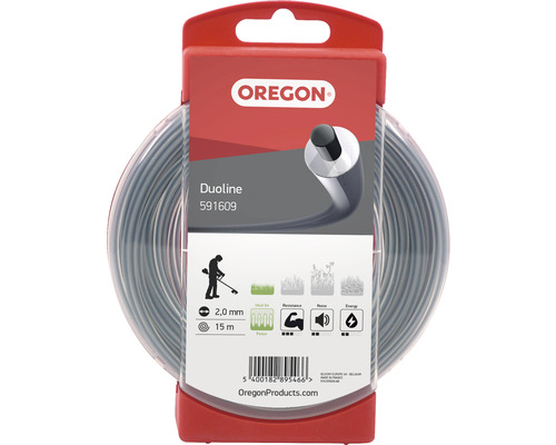 Trimmerfaden Oregon Duoline 2,0 mm x 15 m, nylon