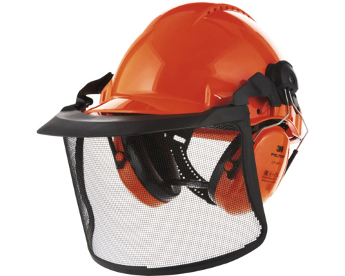 Forstkombination 3M™ Schutzhelm Orange