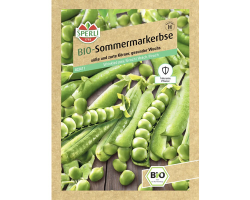 Bio Sommermarkerbse Sperli Gemüsesamen