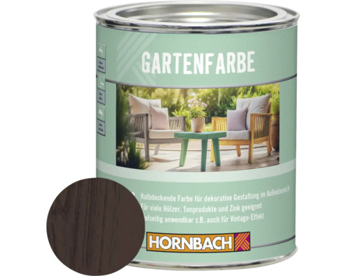 HORNBACH Gartenfarbe Kastanie 750 ml