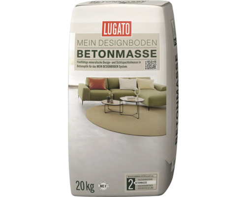 Lugato Betonmasse Mein Designboden 20 kg