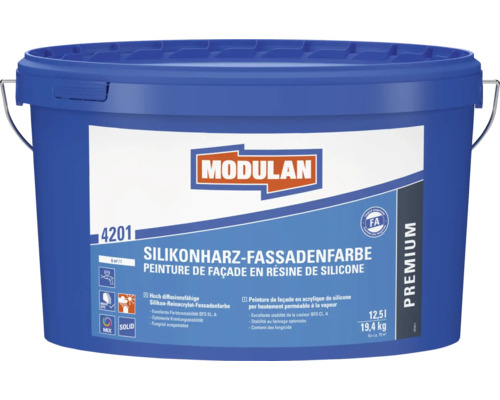 MODULAN 4201 Silikonharz-Fassadenfarbe weiß 12,5 l