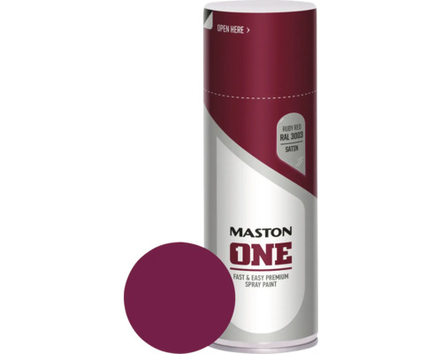 Sprühlack Maston ONE satin rubin rot 400 ml