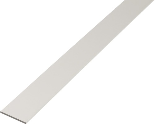 Flachstange Alu silber 20x5 mm, 1 m