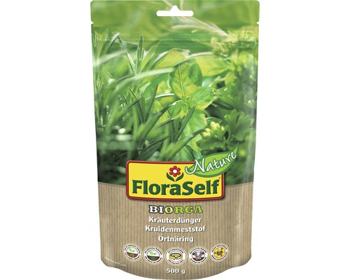 Kräuterdünger FloraSelf Nature BIORGA organischer Dünger 0,5 kg vegan