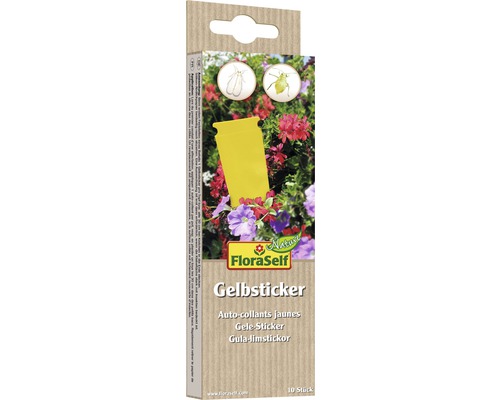 Gelbsticker gegen Pflanzenschädlinge FloraSelf Nature 10 Stk