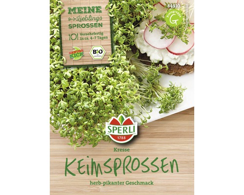 Keimsprossen Sperli Bio-Kresse, herb-pikant