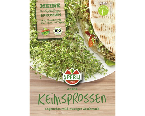 Keimsprossen Sperli Bio-Alfalfa, mild-nussig