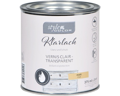 StyleColor Klarlack für Kreidefarbe farblos matt 375 ml