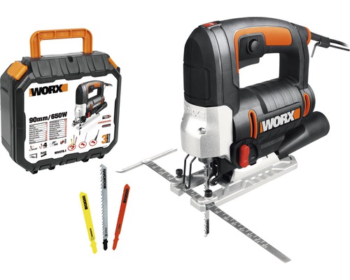 Pendelhub-Stichsäge WORX 650W WX478.1, inkl. Koffer und Zubehör