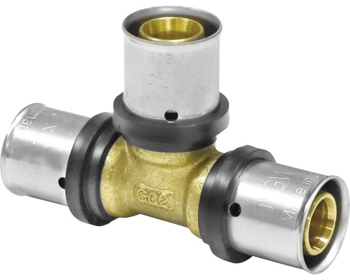 veporit. Pressfitting T-Stück Connect TH und U-Kontur 20 mm für Verbundrohr