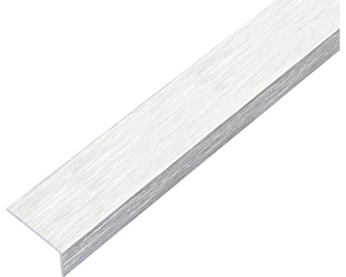 Winkelprofil Alu edelstahldesign hell selbstklebend 15x10x1 mm, 1 m