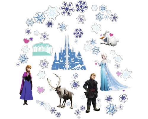 Wandsticker Disney Frozenblau 17x34 cm