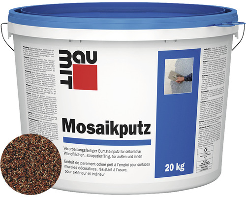 Baumit Mosaikputz M315 gebrauchsfertiger Dünnschichtdeckputz braun-bunt 20 kg