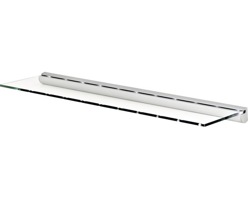 Glasregalset LED B 80 x T 20 x H 0,8 cm klar/silber